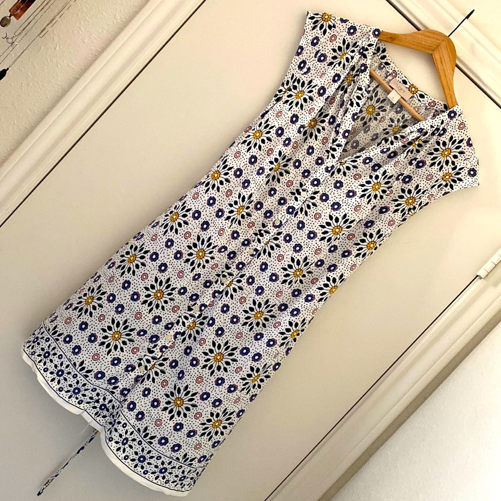 COPY - Loft Outlet Rayon A-line shirt-dress Multi Color Size 6